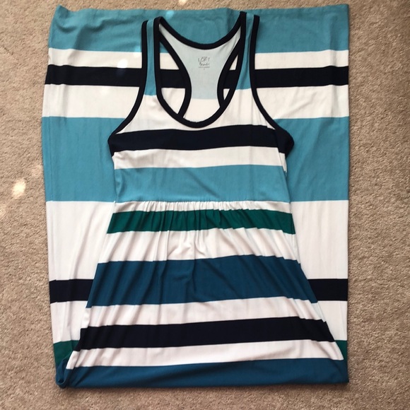 LOFT Dresses & Skirts - LOFT Beach Striped Maxi Dress